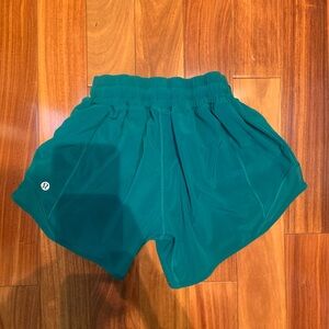 Like-new Green Lululemon Shorts Size 2